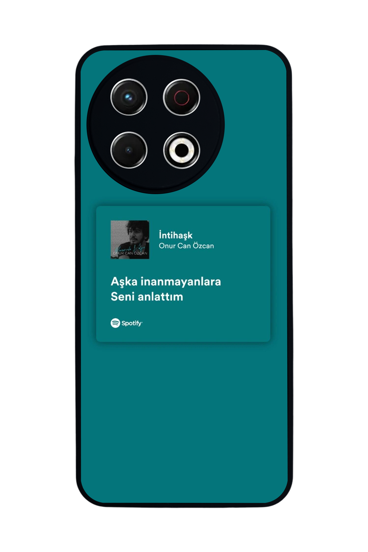 Tecno Spark 30 Pro Uyumlu Sarki Sozleri Tasarımlı Glossy Premium Kılıf