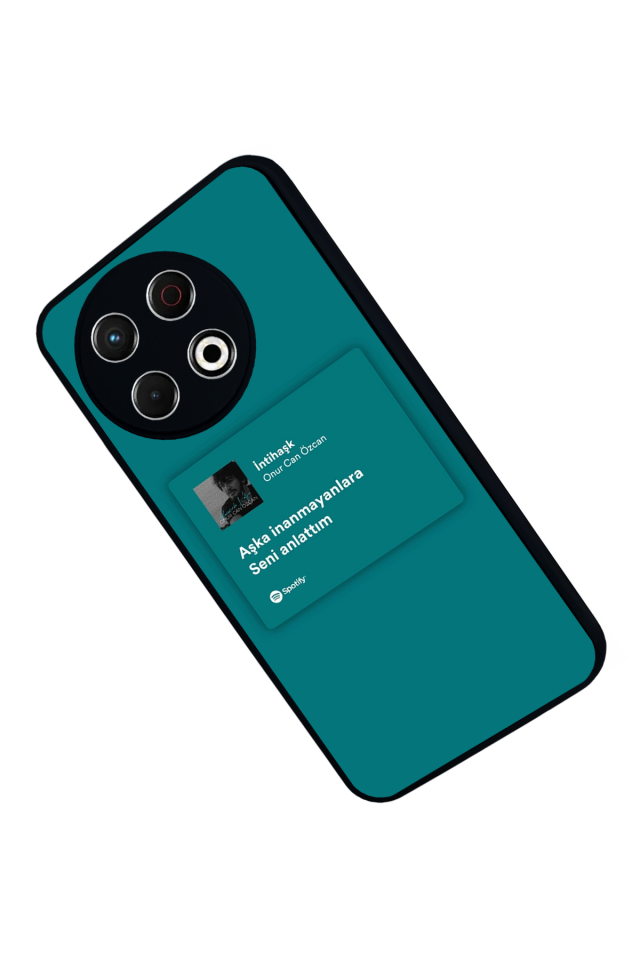 Tecno Spark 30 Pro Uyumlu Sarki Sozleri Tasarımlı Glossy Premium Kılıf