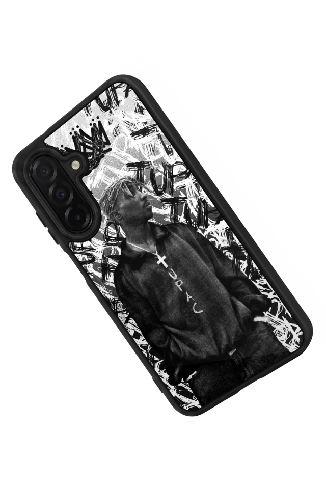 Samsung Galaxy A56 Uyumlu Tupac Tasarımlı Glossy Premium Kılıf