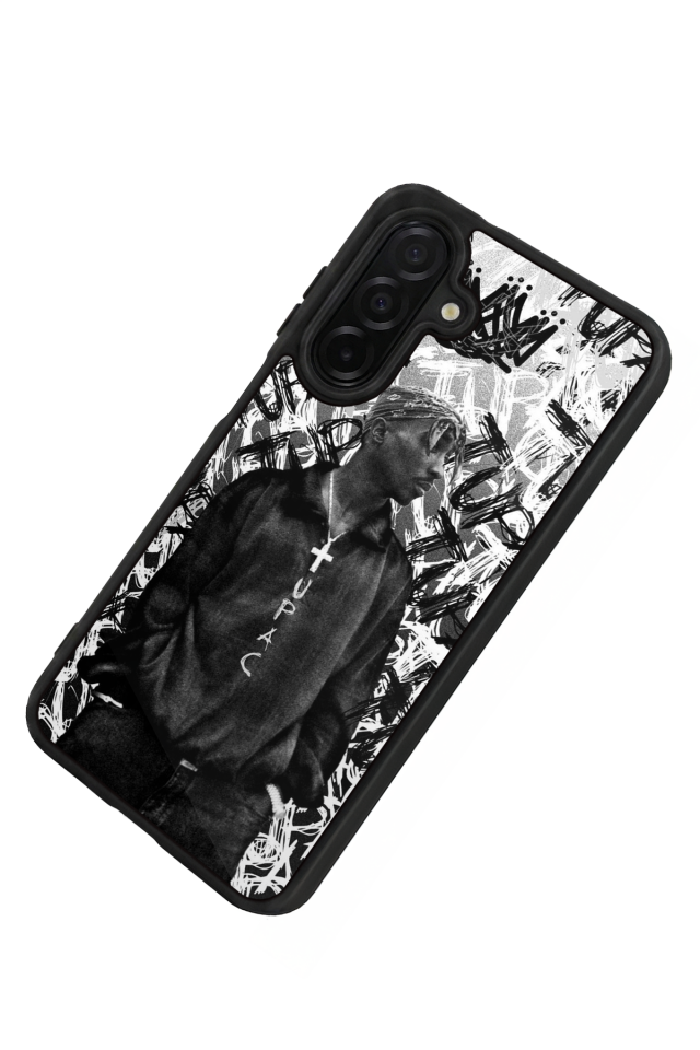 Samsung Galaxy A56 Uyumlu Tupac Tasarımlı Glossy Premium Kılıf