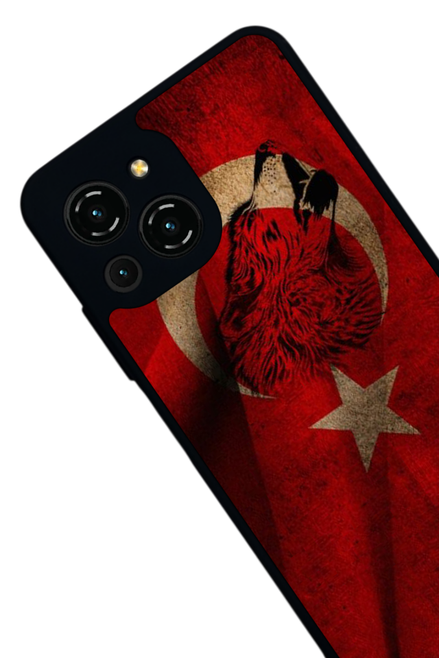 Reeder S23 Pro Max Uyumlu TurkBayragi Tasarımlı Glossy Premium Kılıf