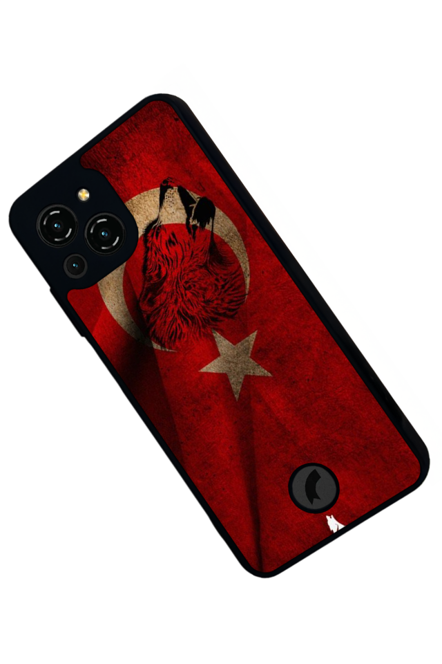 Reeder S23 Pro Max Uyumlu TurkBayragi Tasarımlı Glossy Premium Kılıf