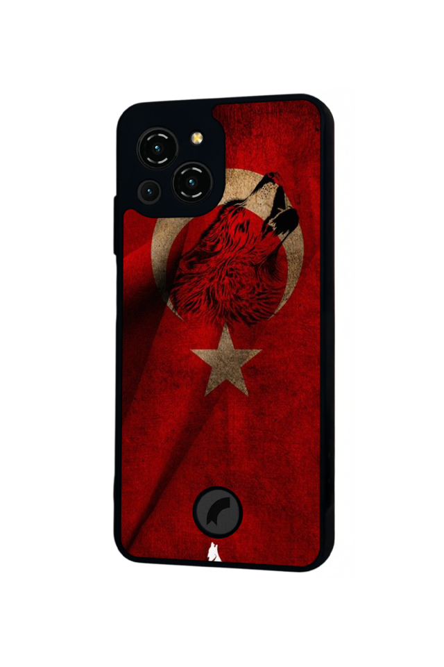 Reeder S23 Pro Max Uyumlu TurkBayragi Tasarımlı Glossy Premium Kılıf