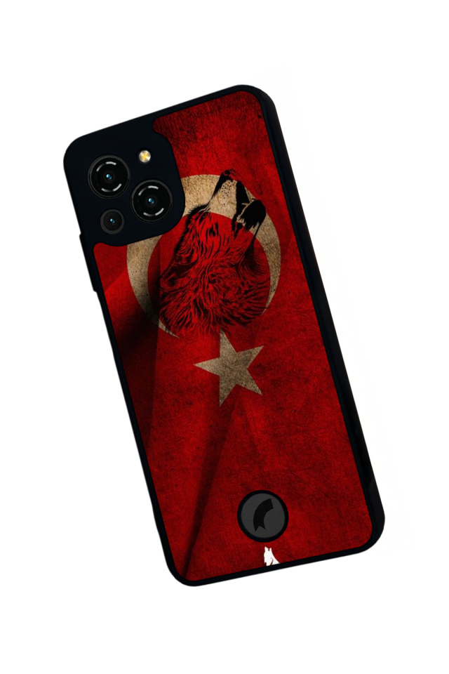Reeder S23 Pro Max Uyumlu TurkBayragi Tasarımlı Glossy Premium Kılıf