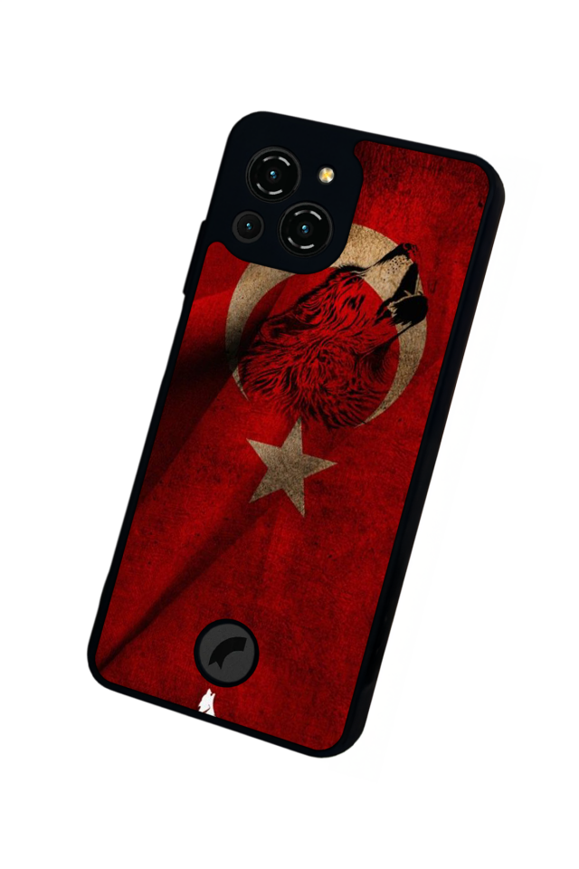 Reeder S23 Pro Max Uyumlu TurkBayragi Tasarımlı Glossy Premium Kılıf