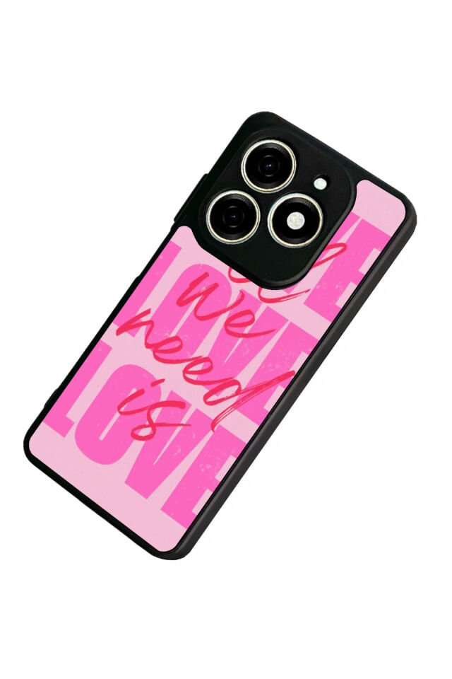 Infınıx Smart 8 Pro Uyumlu Love Tasarımlı Glossy Premium Kılıf