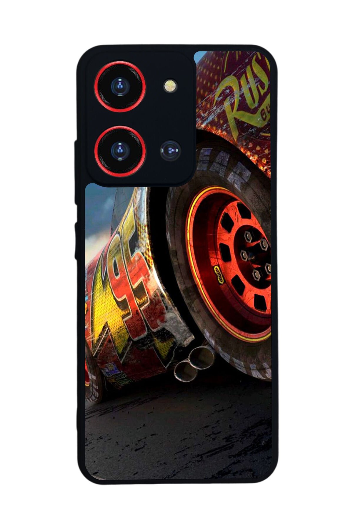 Reeder S19 Max Pro S 108MP Uyumlu Simsek McQueen Tasarımlı Glossy Premium Kılıf