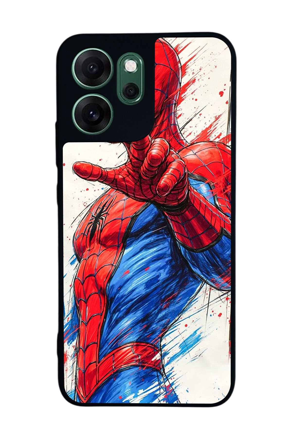 Oppo Reno 14F Uyumlu Spider Man ( Örümcek Adam ) Tasarımlı Glossy Premium Kılıf
