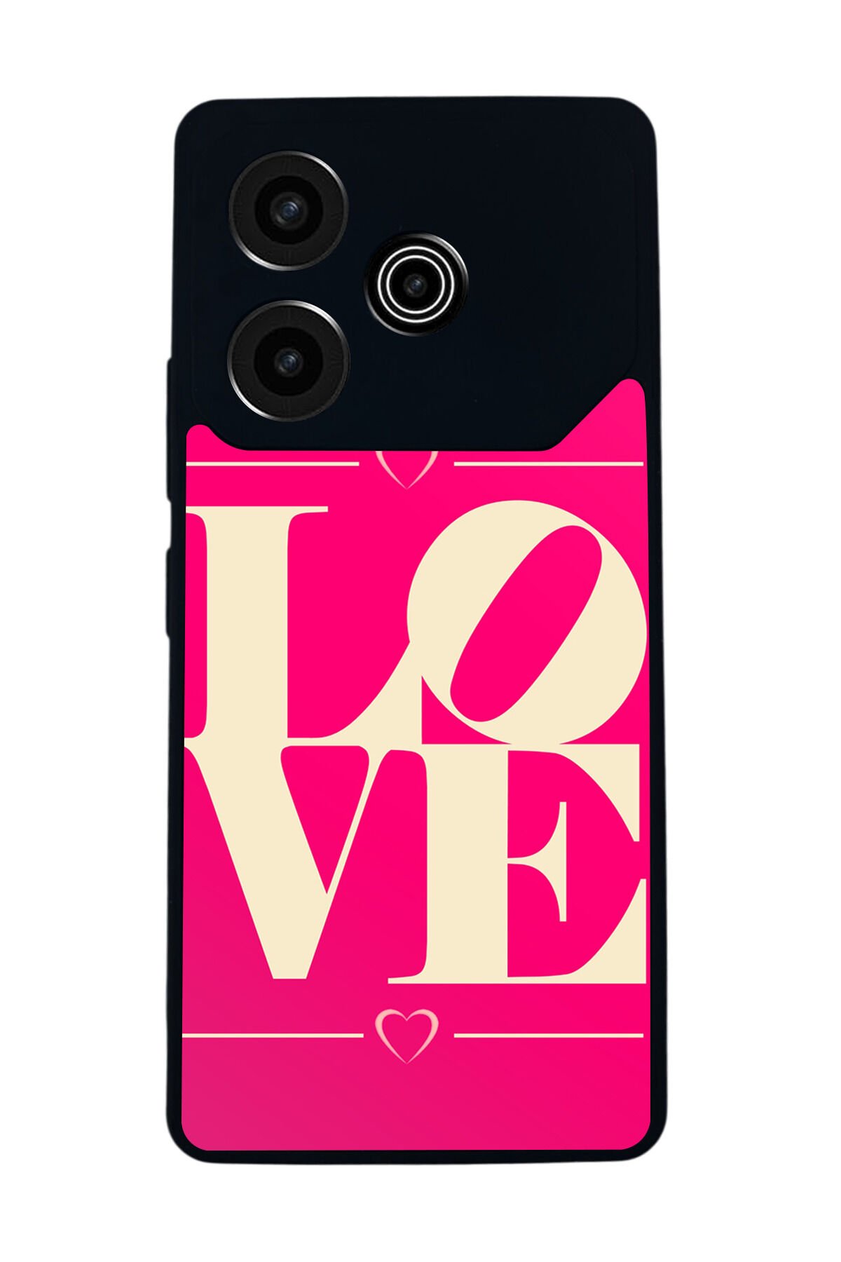 Tecno Pova 6 Uyumlu Love Tasarımlı Glossy Premium Kılıf