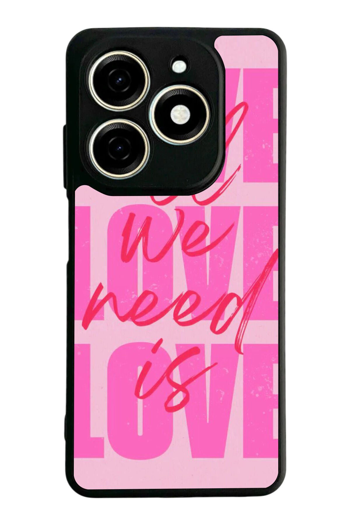 Infınıx Smart 8 Pro Uyumlu Love Tasarımlı Glossy Premium Kılıf