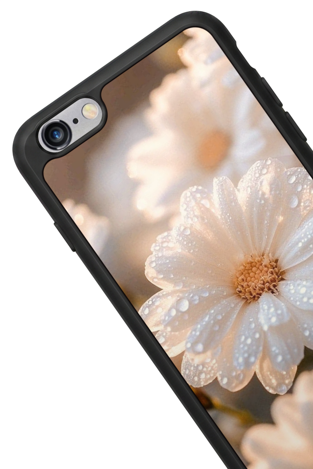 iPhone 6s Plus Uyumlu Cicek Tasarımlı Glossy Premium Kılıf