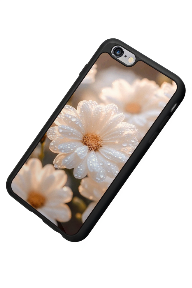 iPhone 6s Plus Uyumlu Cicek Tasarımlı Glossy Premium Kılıf
