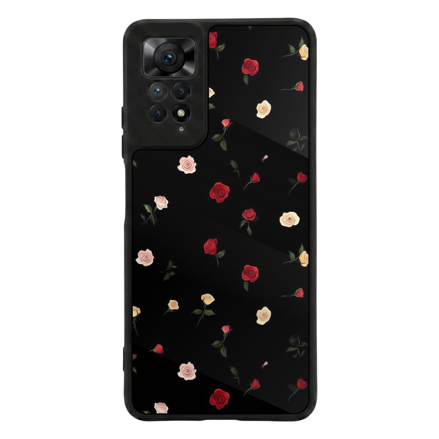 Xiaomi Redmi Note 12 Pro Uyumlu Floral Tasarımlı Glossy Premium Kılıf