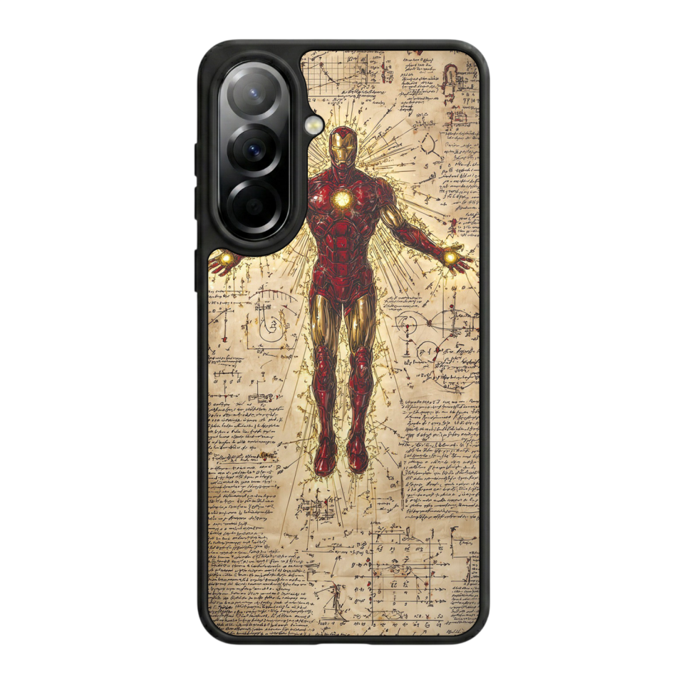 Samsung Galaxy A37 Uyumlu  Iron Man ( Demir Adam ) Tasarımlı Glossy Premium Kılıf