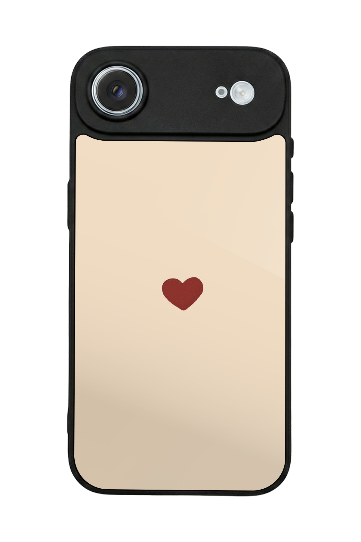 iPhone 17 Air Uyumlu Kalp Love Tasarımlı Glossy Premium Kılıf