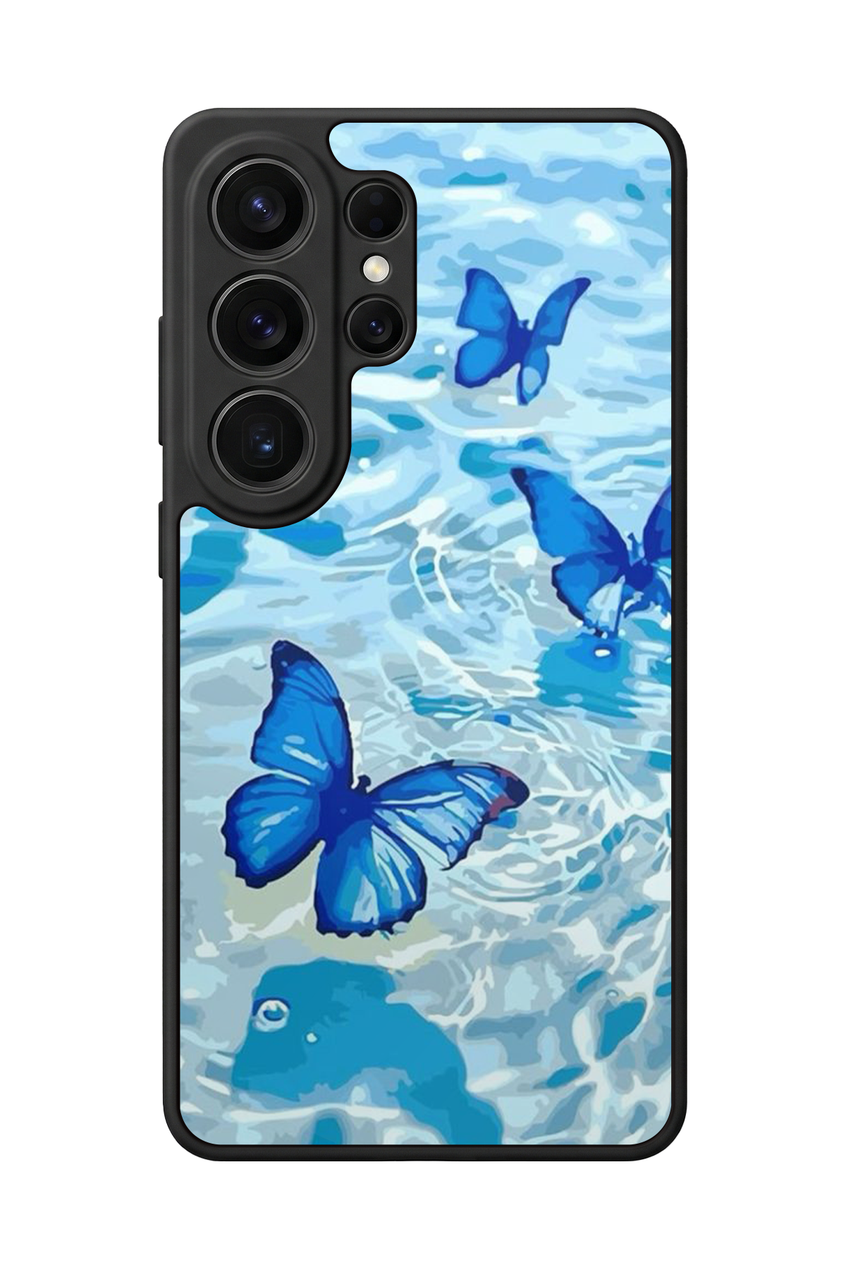 Samsung Galaxy S26 Ultra Uyumlu Kelebek Tasarımlı Glossy Premium Kılıf