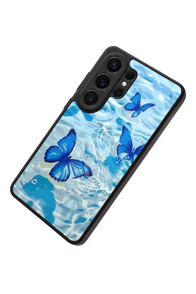 Samsung Galaxy S26 Ultra Uyumlu Kelebek Tasarımlı Glossy Premium Kılıf