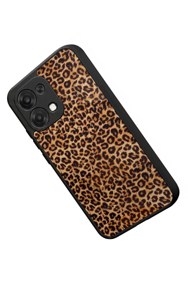 Oppo A6 Pro Uyumlu Leopar Tasarımlı Glossy Premium Kılıf