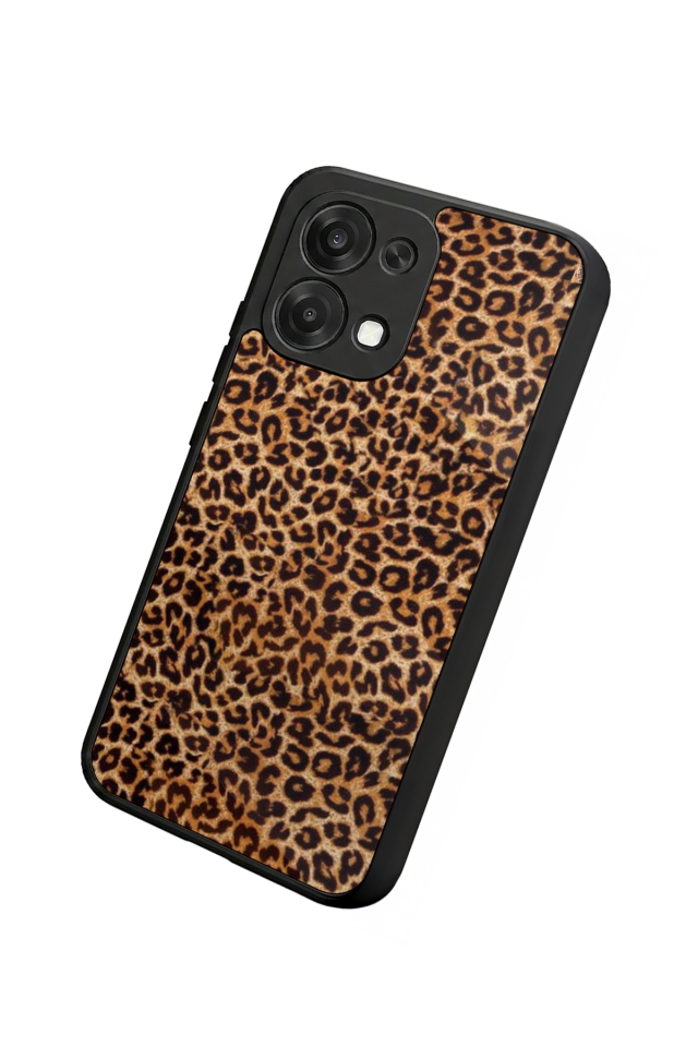 Oppo A6 Pro Uyumlu Leopar Tasarımlı Glossy Premium Kılıf