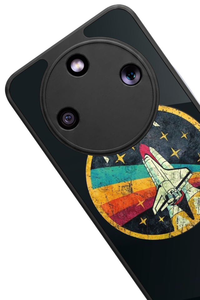 Honor Magic 8 Lite Uyumlu Nasa Tasarımlı Glossy Premium Kılıf