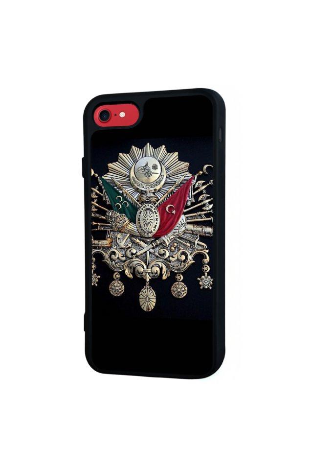 iPhone SE Uyumlu Osmanli Tugrasi Tasarımlı Glossy Premium Kılıf