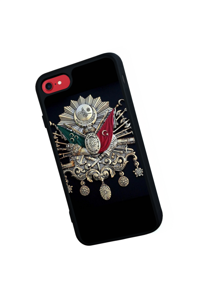 iPhone SE Uyumlu Osmanli Tugrasi Tasarımlı Glossy Premium Kılıf