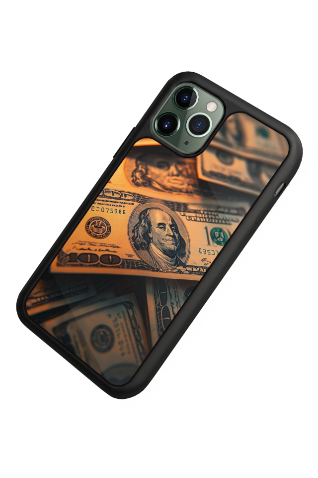 iPhone 11 Pro Max Uyumlu Para Tasarımlı Glossy Premium Kılıf