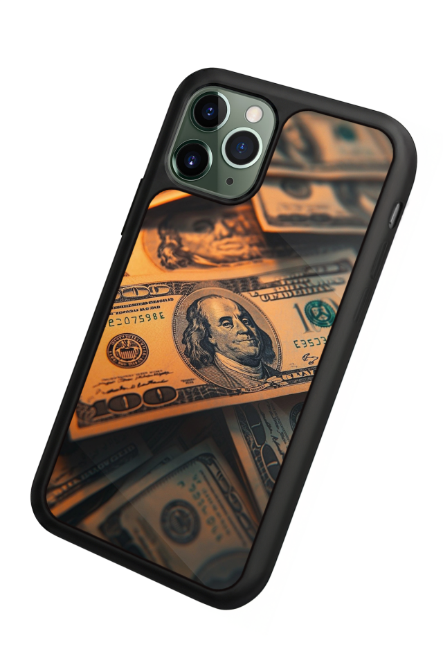 iPhone 11 Pro Max Uyumlu Para Tasarımlı Glossy Premium Kılıf
