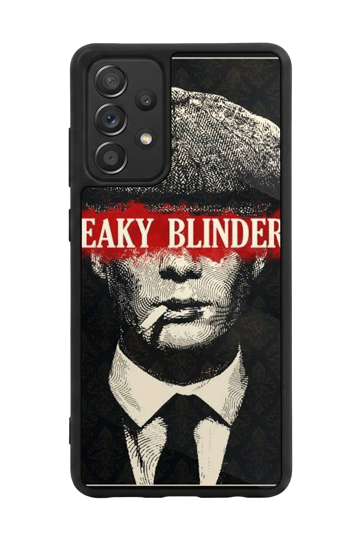 Samsung Galaxy A72 Uyumlu Peaky Blinders Tasarımlı Glossy Premium Kılıf