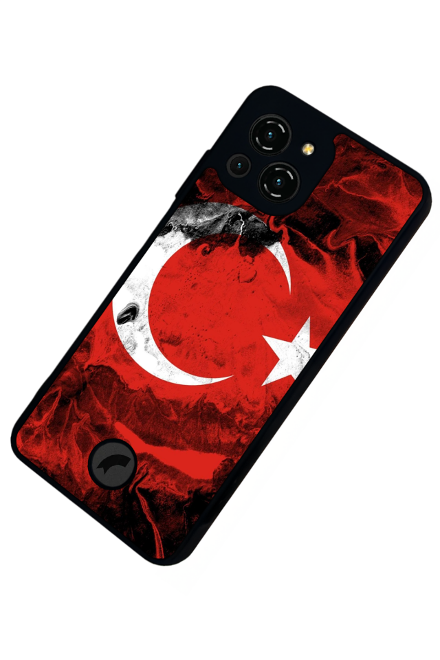 Reeder S23 Pro Max Uyumlu TurkBayragi Tasarımlı Glossy Premium Kılıf