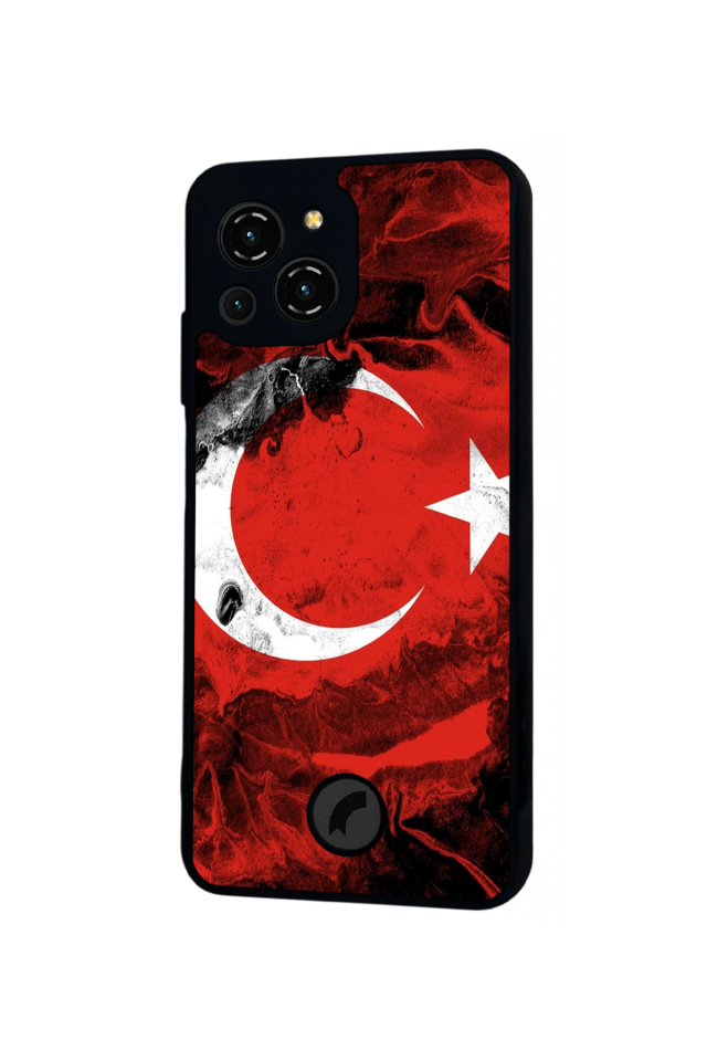 Reeder S23 Pro Max Uyumlu TurkBayragi Tasarımlı Glossy Premium Kılıf