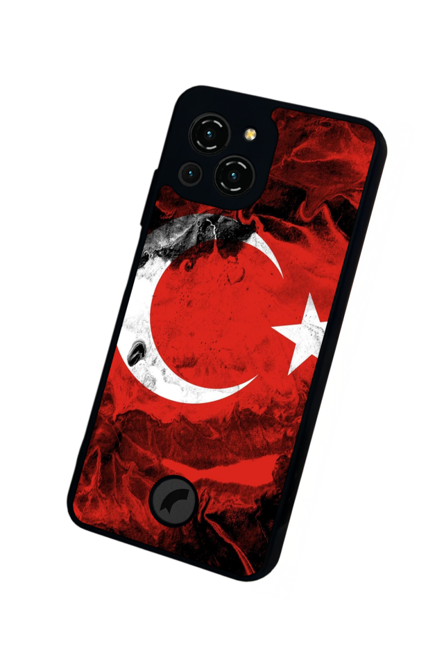 Reeder S23 Pro Max Uyumlu TurkBayragi Tasarımlı Glossy Premium Kılıf