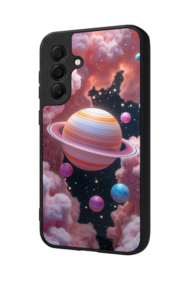 Samsung Galaxy A17 Uyumlu Uzay Tasarımlı Glossy Premium Kılıf