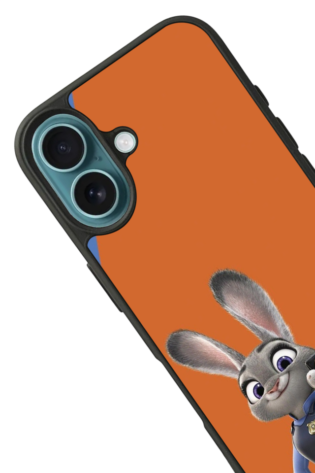 iPhone 16 Plus Uyumlu Zootropolis Tasarımlı Glossy Premium Kılıf