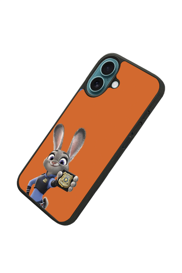 iPhone 16 Plus Uyumlu Zootropolis Tasarımlı Glossy Premium Kılıf