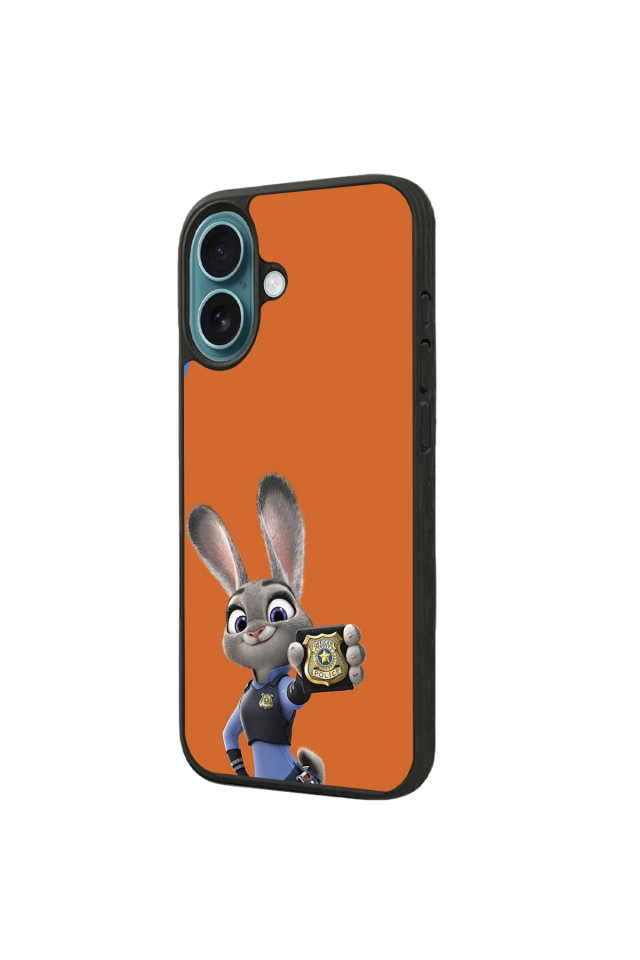 iPhone 16 Plus Uyumlu Zootropolis Tasarımlı Glossy Premium Kılıf