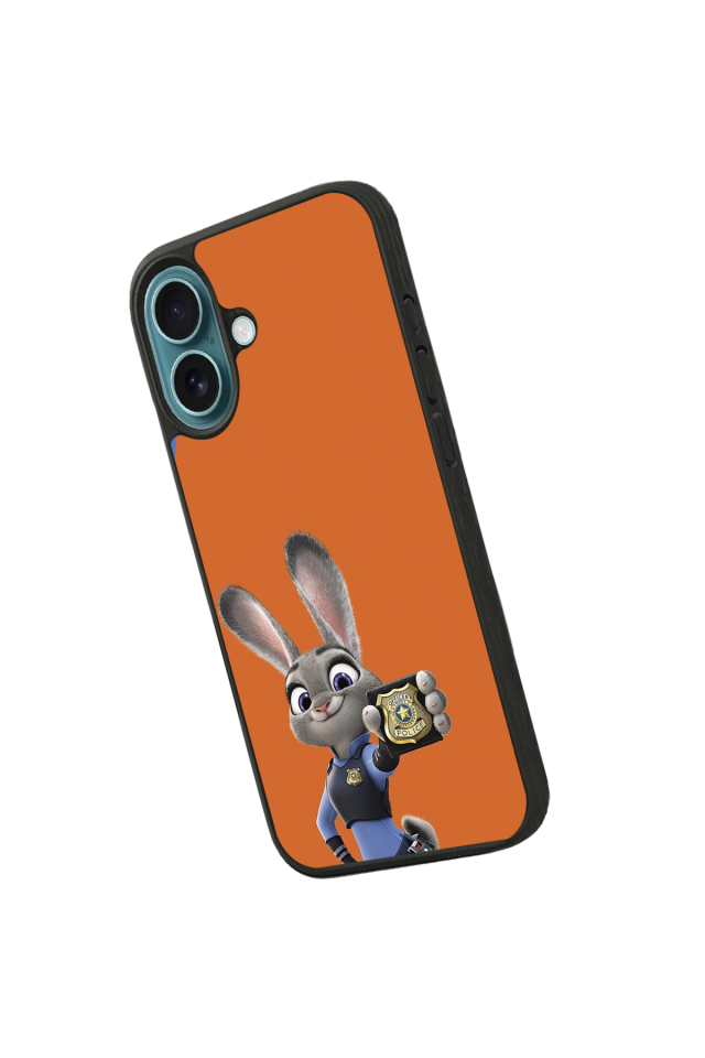 iPhone 16 Plus Uyumlu Zootropolis Tasarımlı Glossy Premium Kılıf