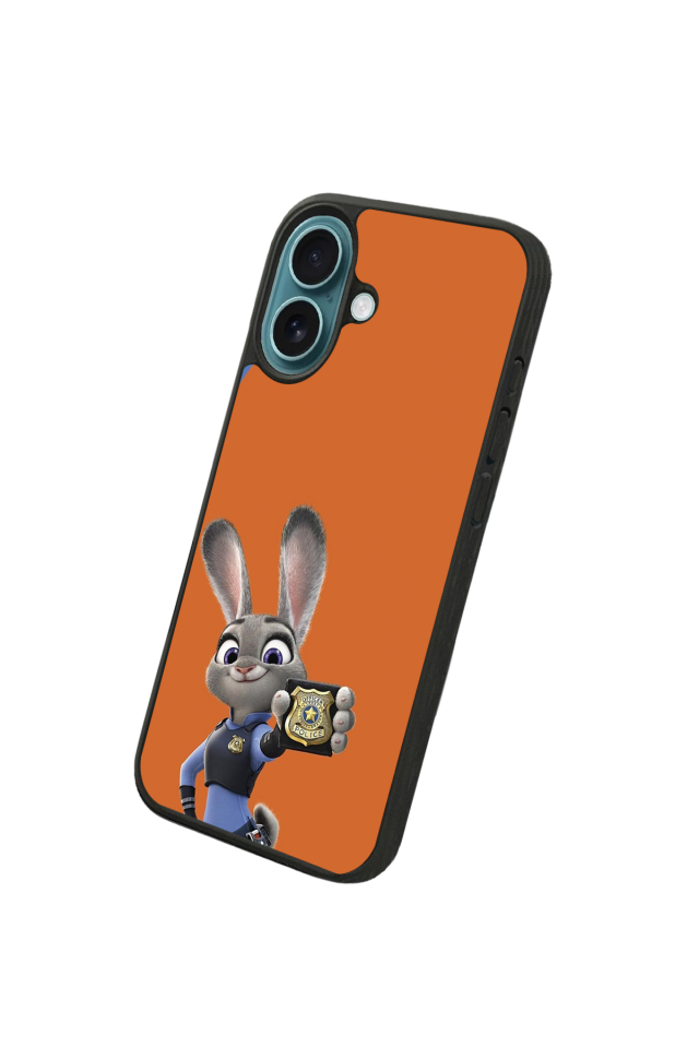 iPhone 16 Plus Uyumlu Zootropolis Tasarımlı Glossy Premium Kılıf