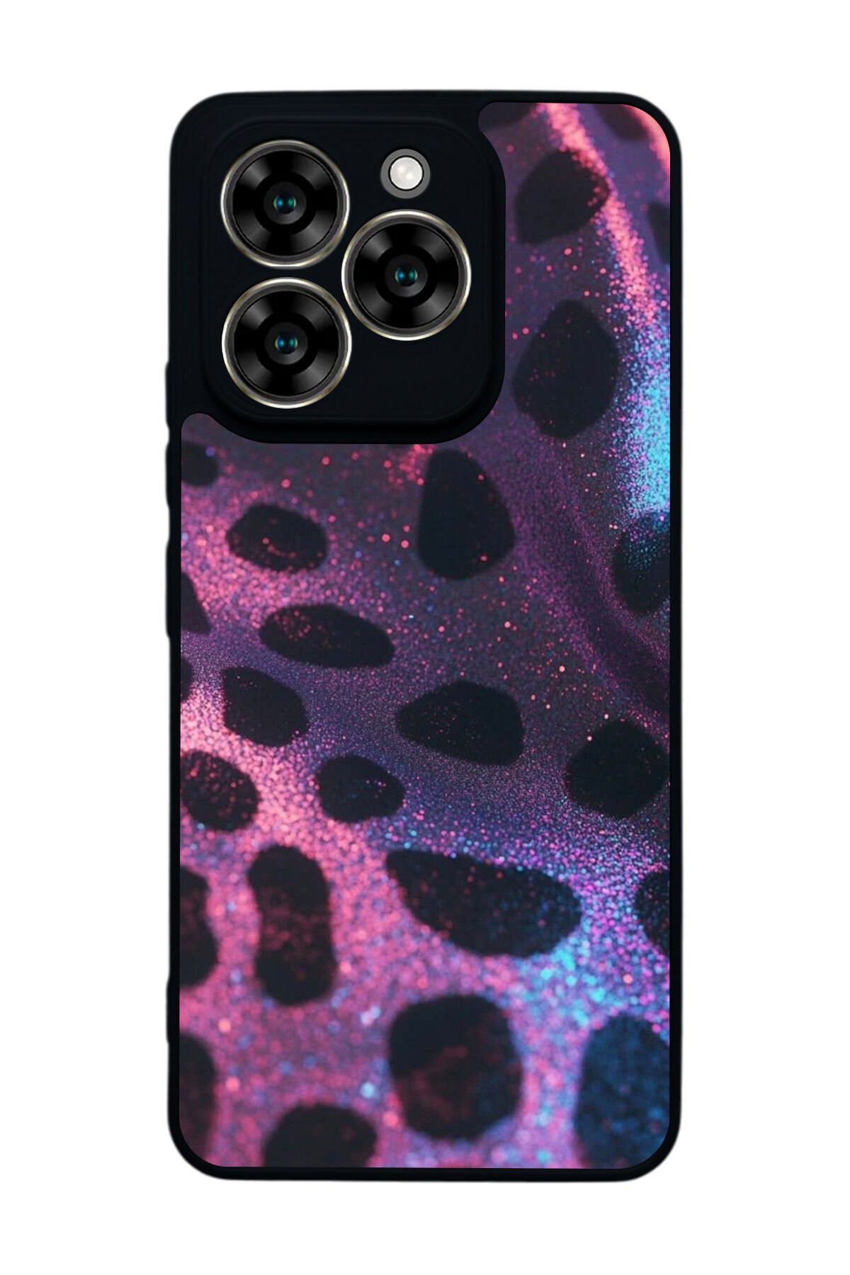 Reeder S919 Uyumlu Hologram Leopar Tasarımlı Glossy Premium Kılıf