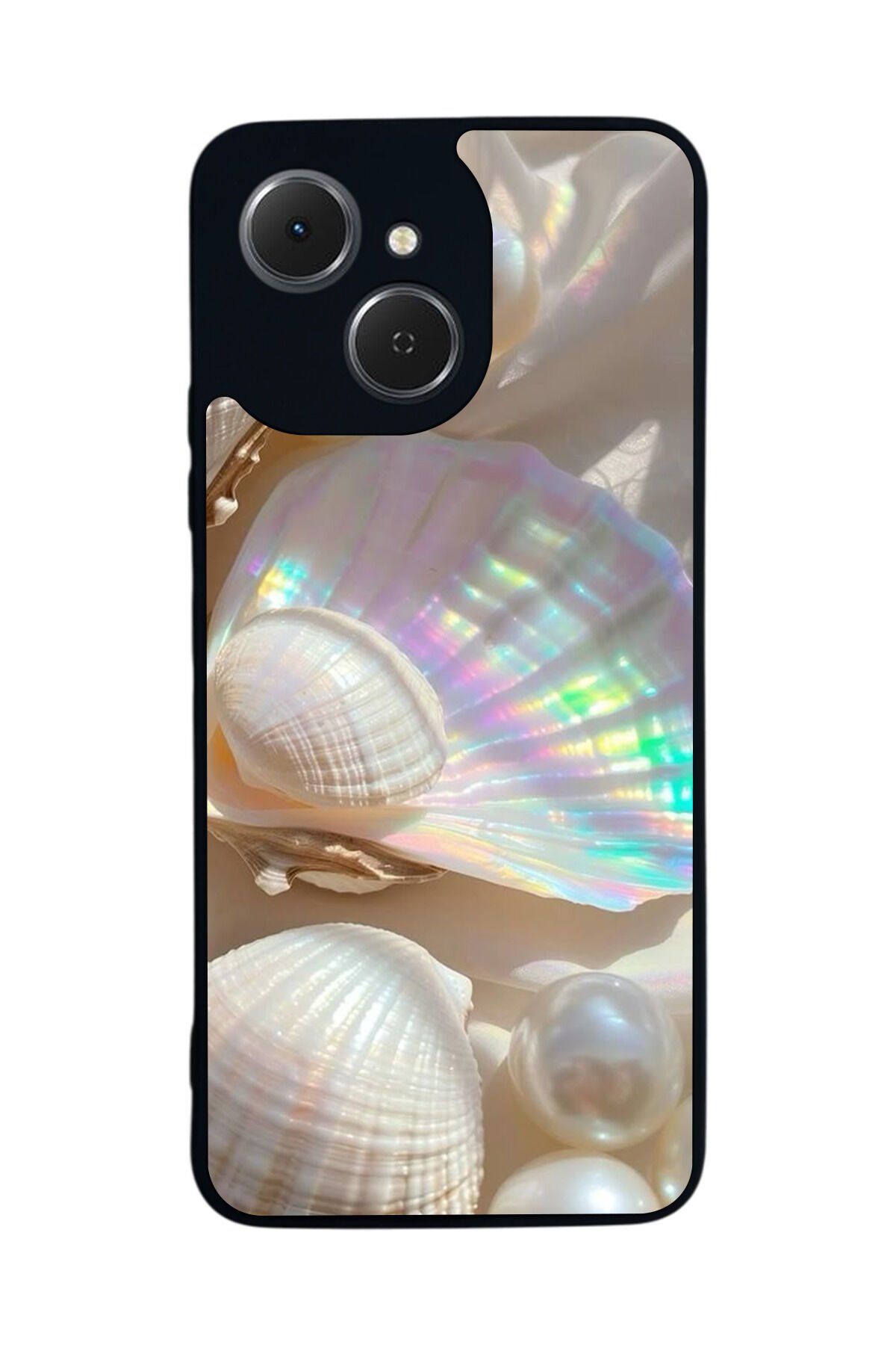 Tecno Spark 40C Uyumlu İnci Tasarımlı Glossy Premium Kılıf
