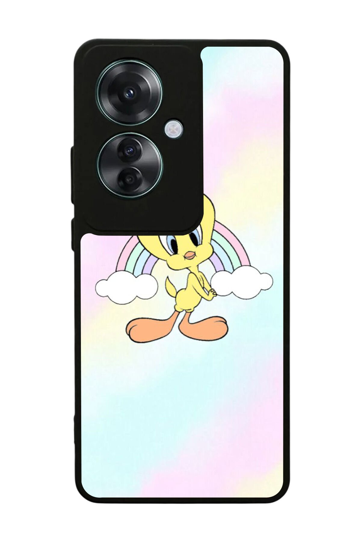Oppo Reno 11F Uyumlu Tweety Tasarımlı Glossy Premium Kılıf