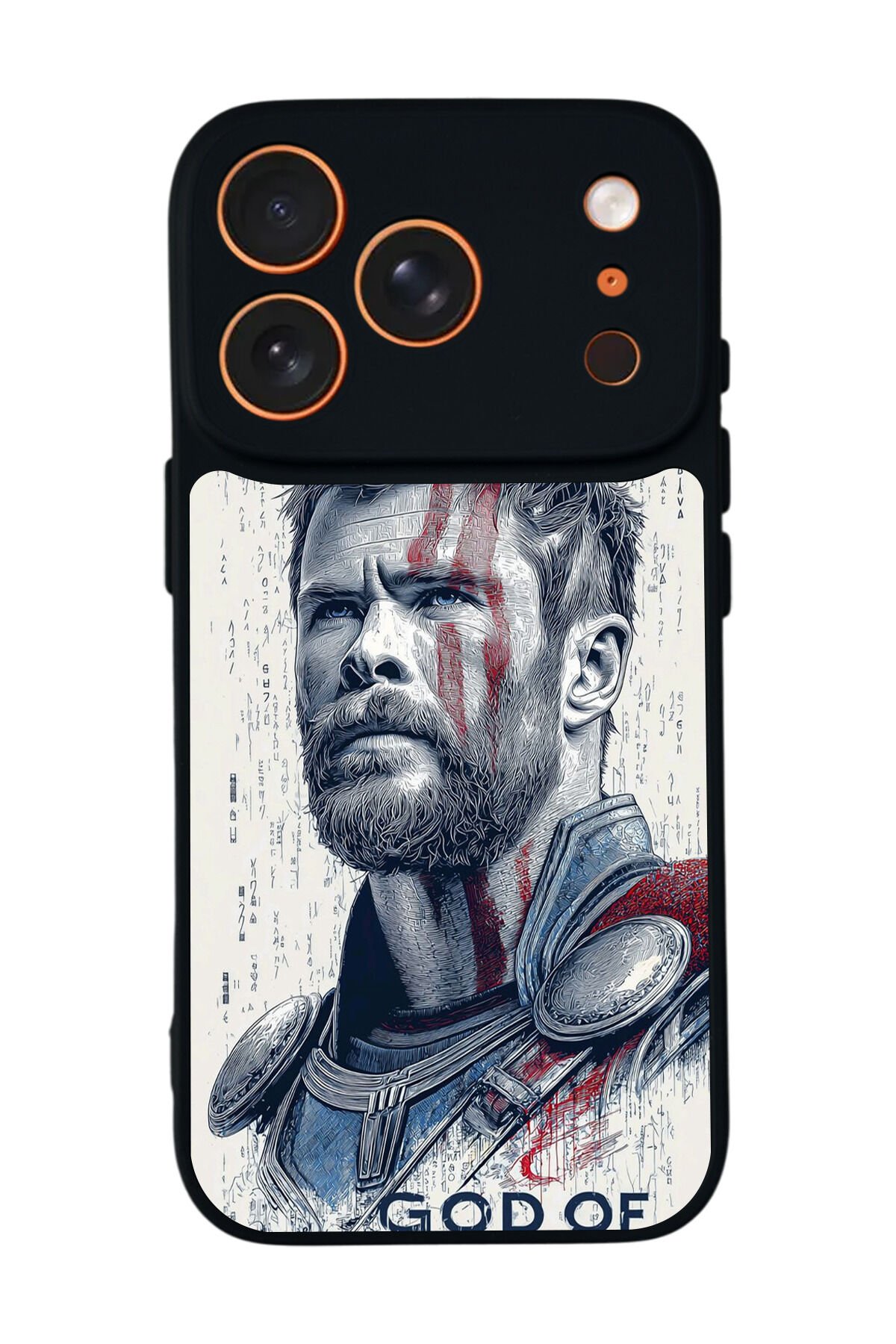 iPhone 17 Pro Max Uyumlu Thor Tasarımlı Glossy Premium Kılıf