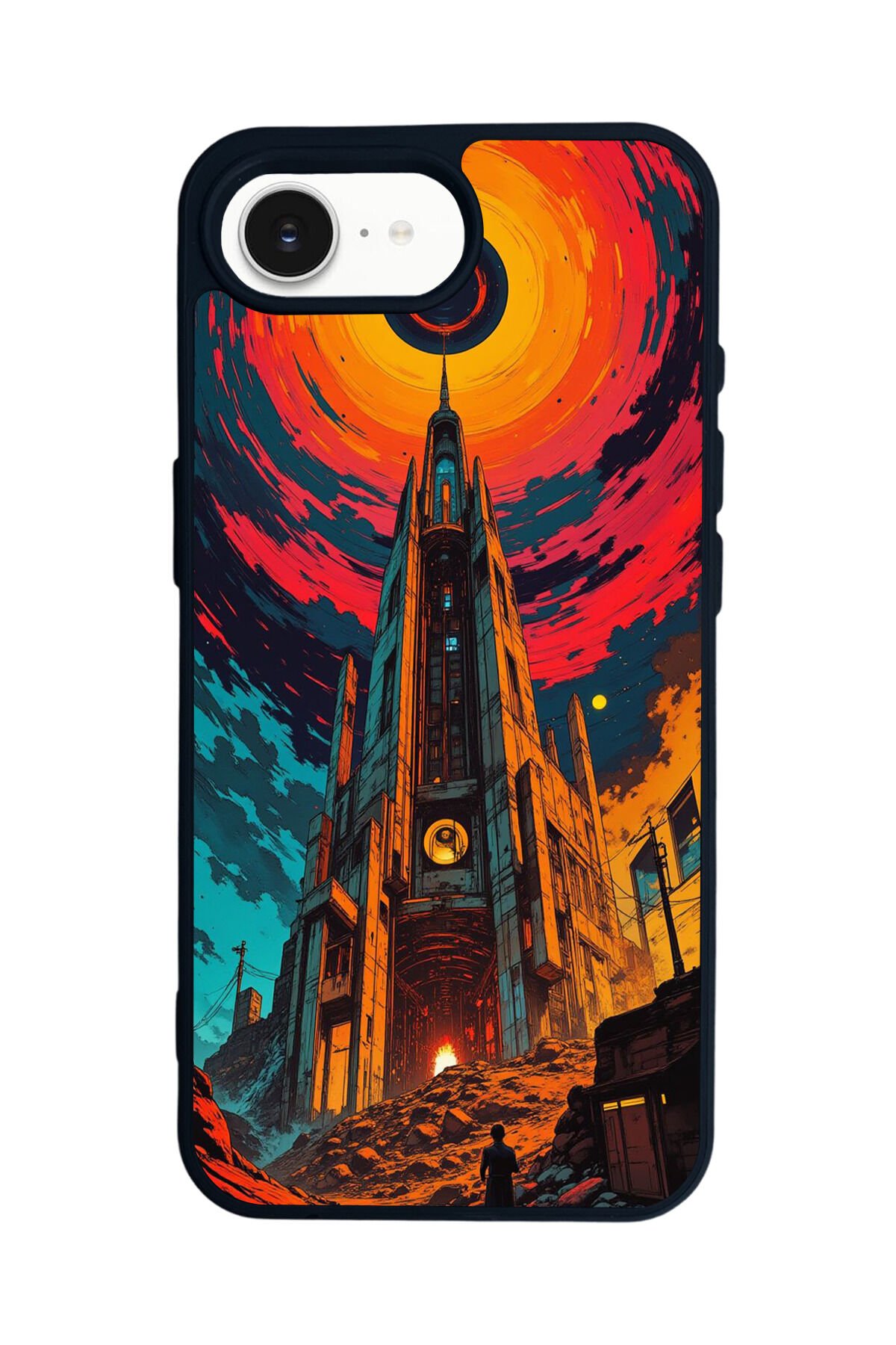 iPhone 16E Uyumlu Abstract Tasarımlı Glossy Premium Kılıf