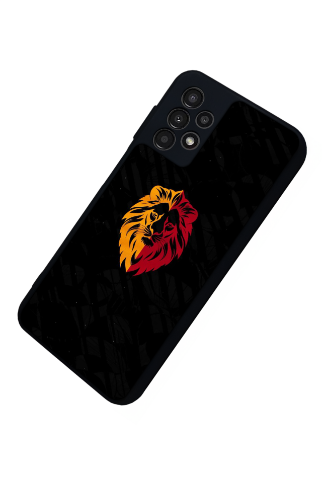 Samsung Galaxy A23 Uyumlu Aslan Tasarımlı Glossy Premium Kılıf