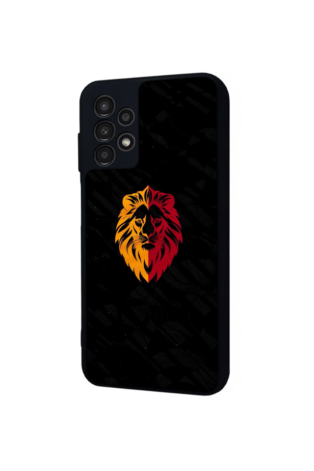 Samsung Galaxy A23 Uyumlu Aslan Tasarımlı Glossy Premium Kılıf