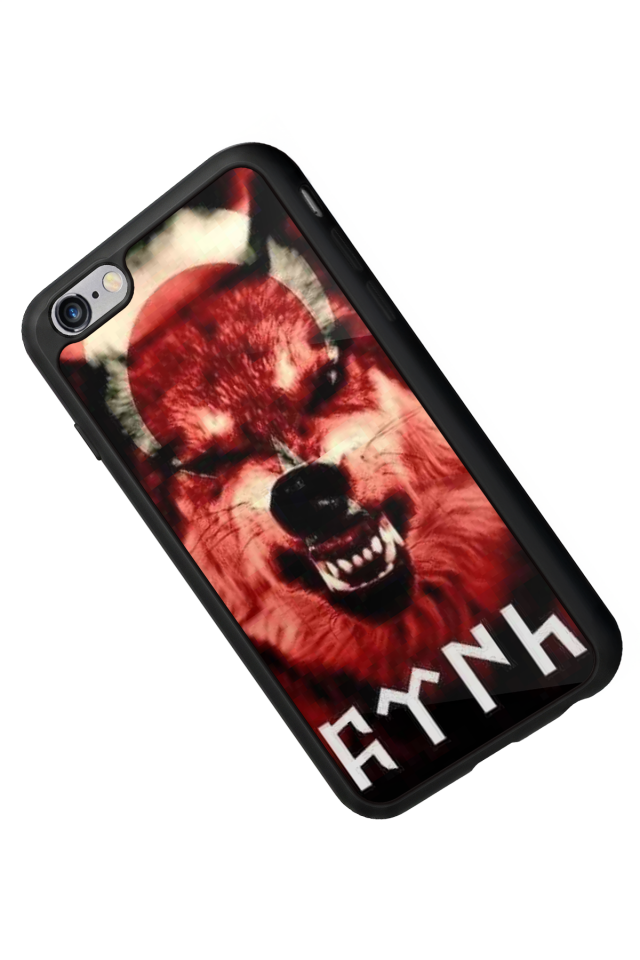 iPhone 6 Plus Uyumlu Bozkurt Tasarımlı Glossy Premium Kılıf