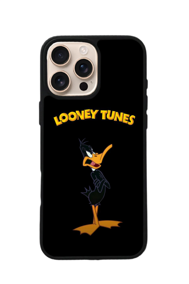 iPhone 16 Pro Uyumlu Daffy duck Tasarımlı Glossy Premium Kılıf