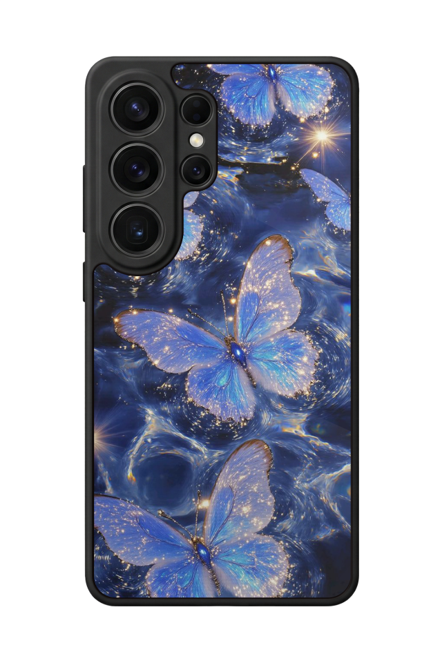 Samsung Galaxy S26 Ultra Uyumlu Kelebek Tasarımlı Glossy Premium Kılıf