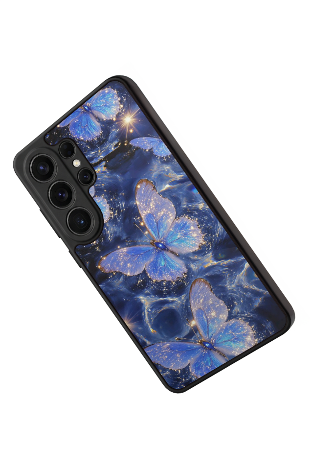 Samsung Galaxy S26 Ultra Uyumlu Kelebek Tasarımlı Glossy Premium Kılıf