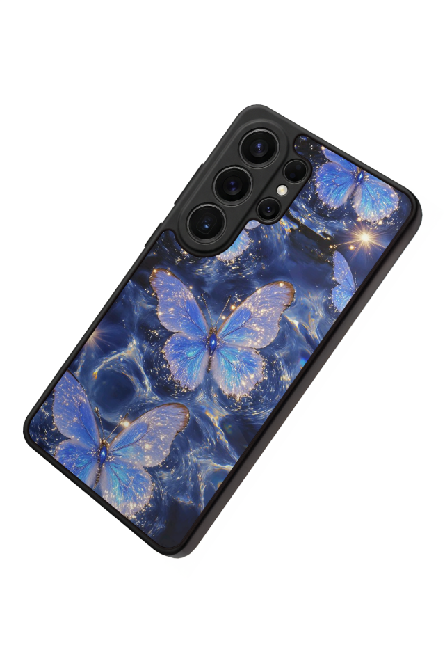 Samsung Galaxy S26 Ultra Uyumlu Kelebek Tasarımlı Glossy Premium Kılıf